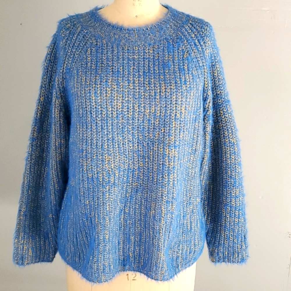 Papillon Herringbone Knit Sweater NWT